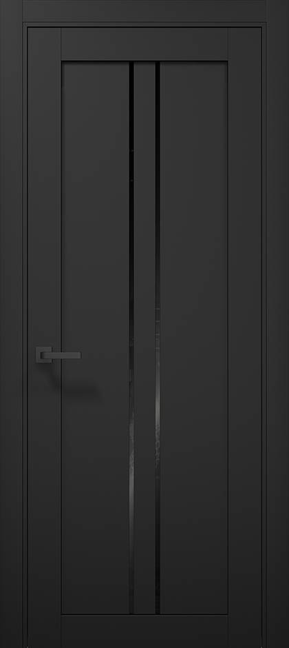 Міжкімнатні двері Папа Карло TETRA Т-02 (BLK)